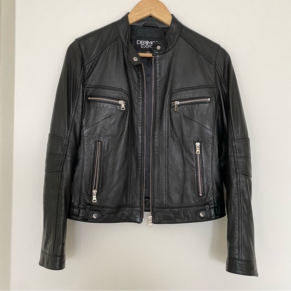 Derimod Racer Leather Jacket - Picture 3 of 7